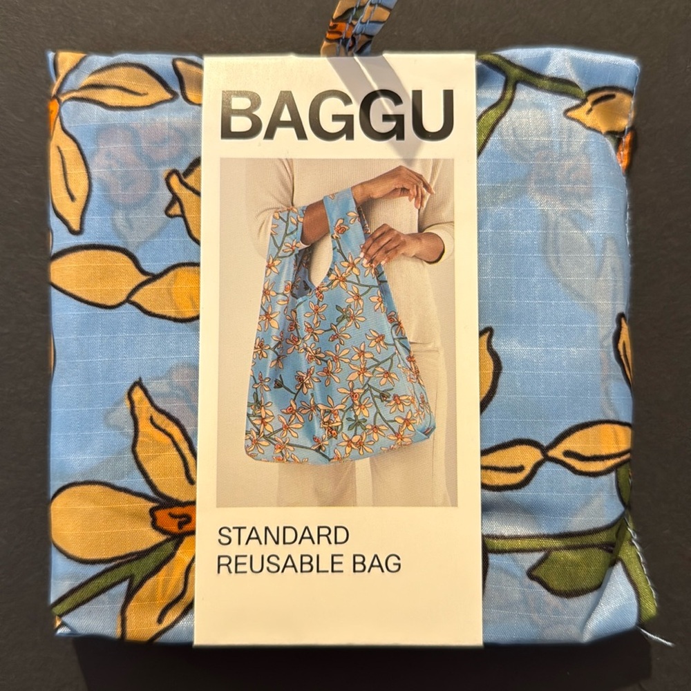 NWT BAGGU ORCHID Standard Size Reusable Bag